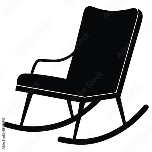 Rocking Chairs illustration vector file