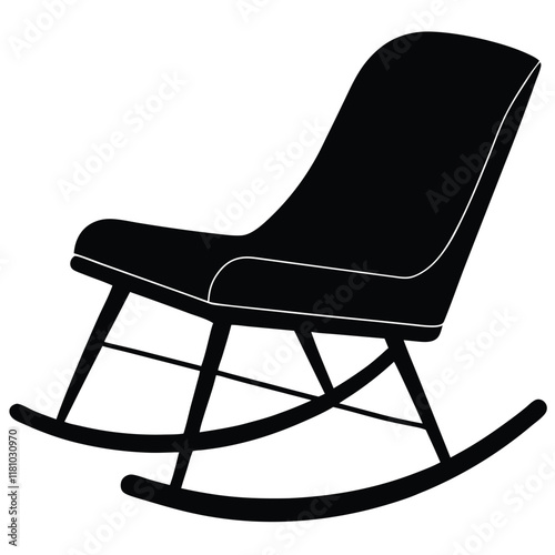 Rocking Chairs illustration vector file