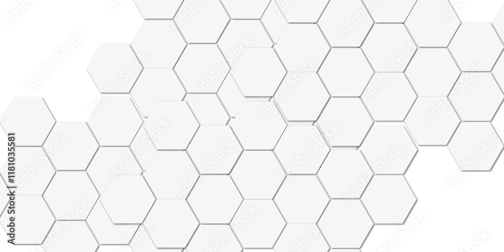 Abstract technology white geometric hexagon on transparent concept design honeycomb shape vector. Abstract technology white geometric hexagon on transparent concept design honeycomb shape vector.
