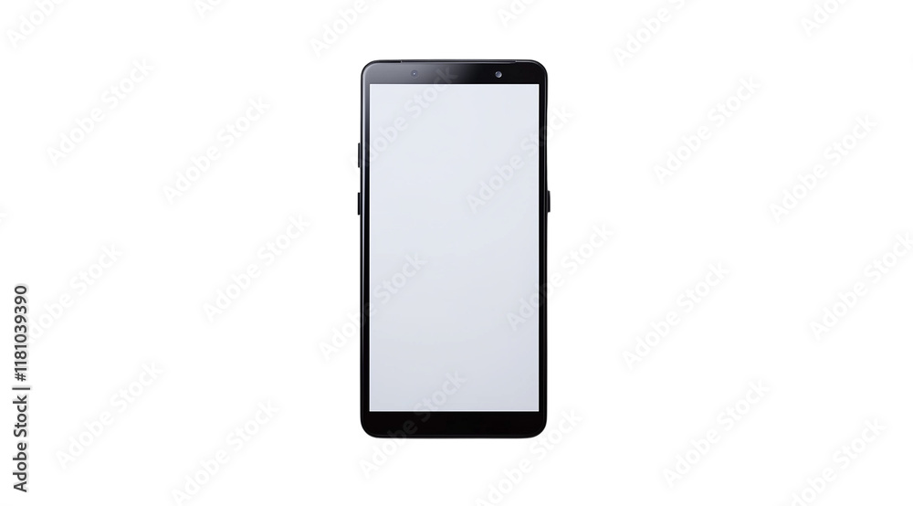 PNG, Gadget, smartphone isolated on white background, generated by Generative AI technology. PNG, Gadget, smartphone isolated on white background, generated by Generative AI technology.
