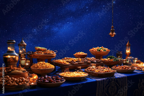A Traditional Iftar Table S...