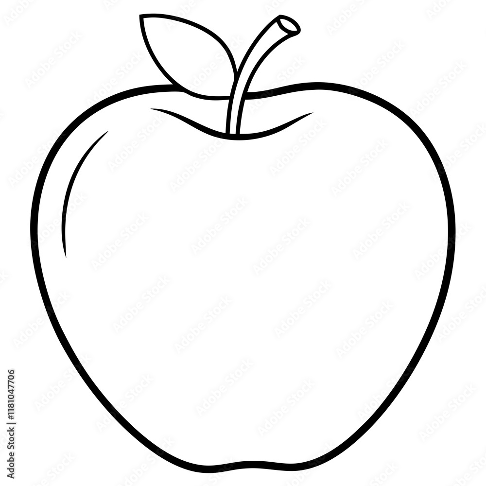 Apple art vector