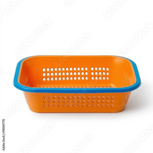 Plastic Basket Isolated