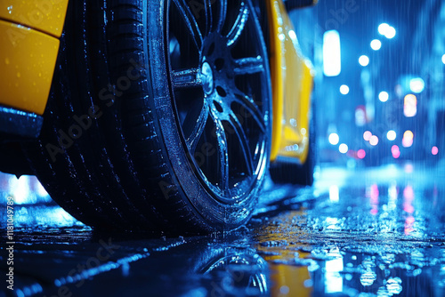Tire Skid Marks
