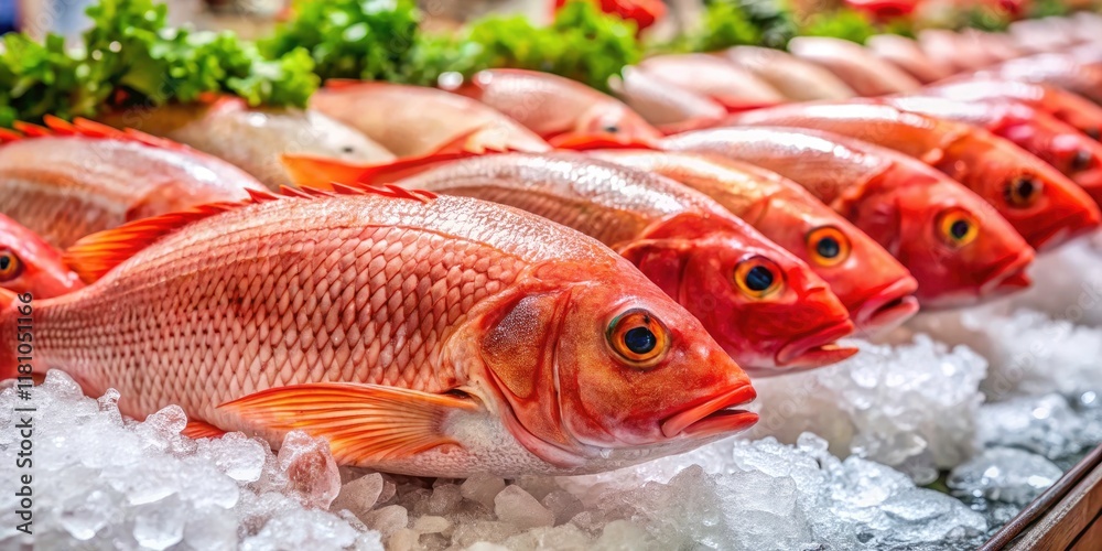 Frozen Red Tilapia Fish for Sale - Supermarket Seafood Stall - Fresh Frozen Fish Frozen Red Tilapia Fish for Sale - Supermarket Seafood Stall - Fresh Frozen Fish
