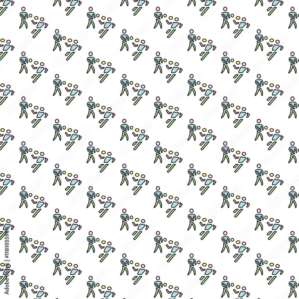 Marathon Icon Pattern Design For Social Media Template. Marathon Icon Pattern Design For Social Media Template.