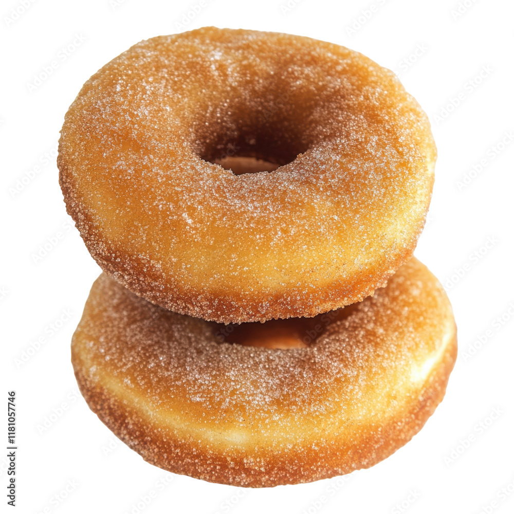 Delicious Assortment of Donuts on a White Background for Bakery Promotion on Transparent Background Delicious Assortment of Donuts on a White Background for Bakery Promotion on Transparent Background