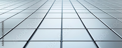 Floor abstract background idea. A modern tile floor with a reflective surface  creating a sleek and stylish look.