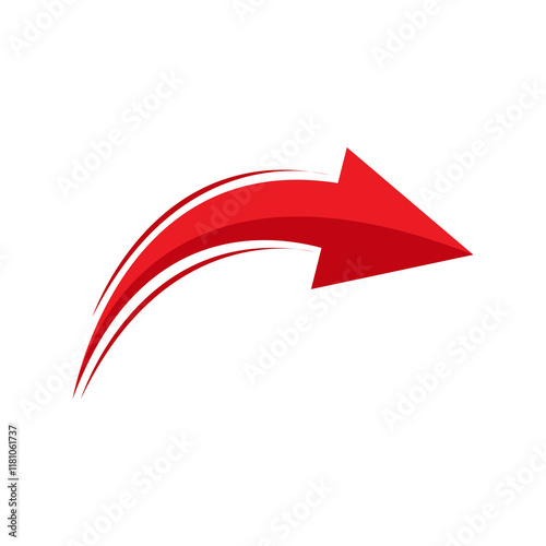 red arrow icon transparent Png File. arrow icon for your web site design, logo, app, UI. arrow indicated the direction symbol