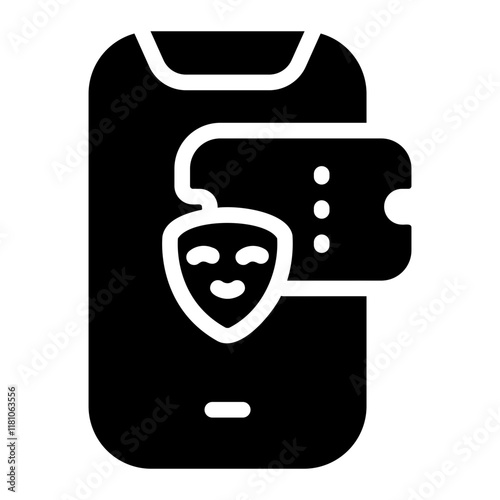 online tickets Solid icon
