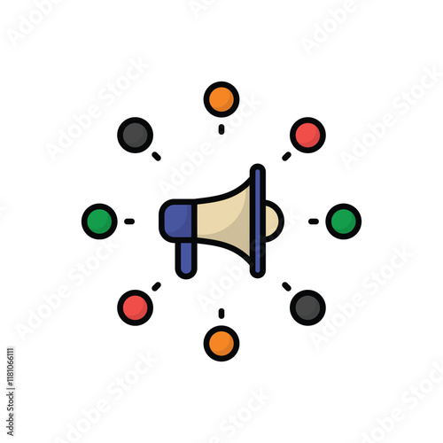 Viral Market vector icon