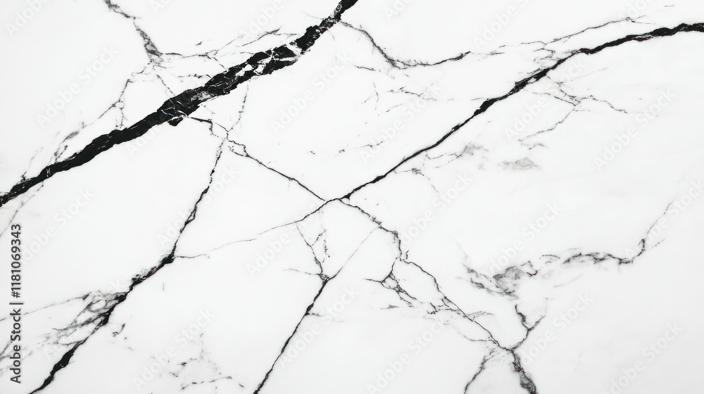 Elegant Black and White Marble Texture: A High-Resolution Image