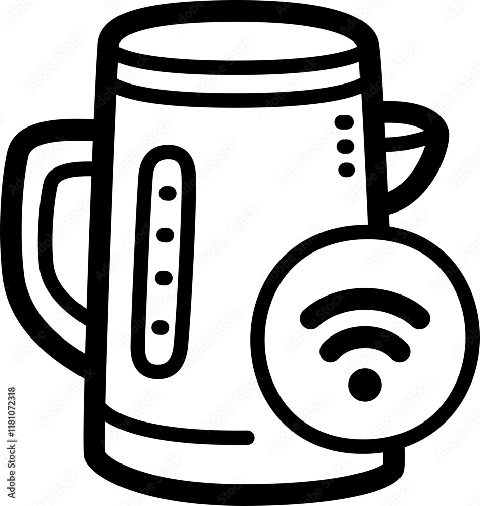 Kettle doodle vector icon and illustration Kettle doodle vector icon and illustration