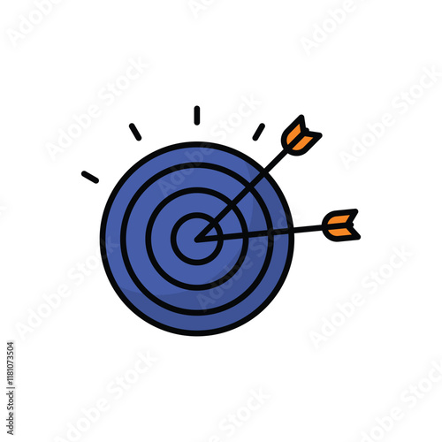 Goal vector icon