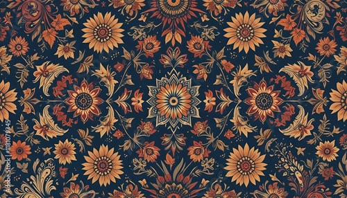 pattern with flowers