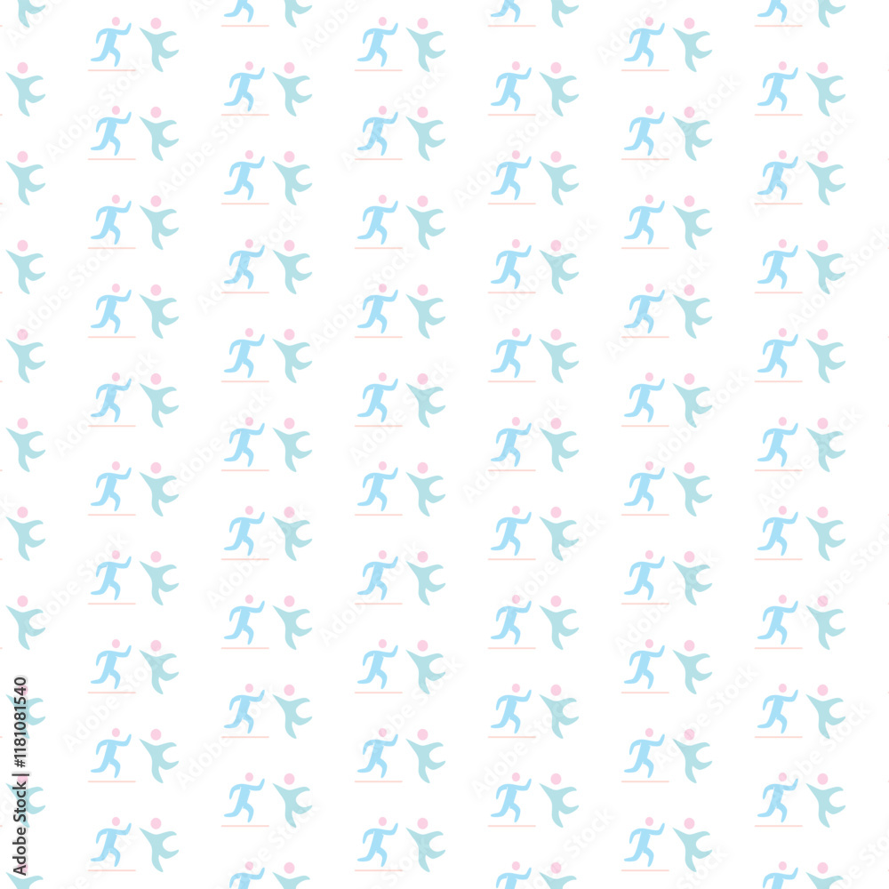 Marathon Icon Pattern Design For Social Media Template Background Marathon Icon Pattern Design For Social Media Template Background