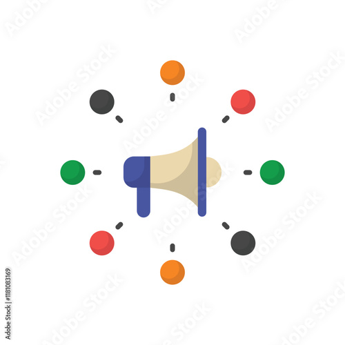 Viral Market vector icon
