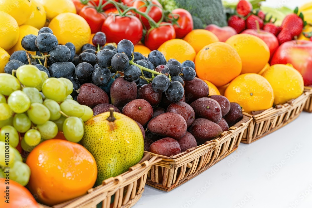 Ultra Hd Image of Fresh Fruit and Vegetable on a Farmers Market Stand Ultra Hd Image of Fresh Fruit and Vegetable on a Farmers Market Stand