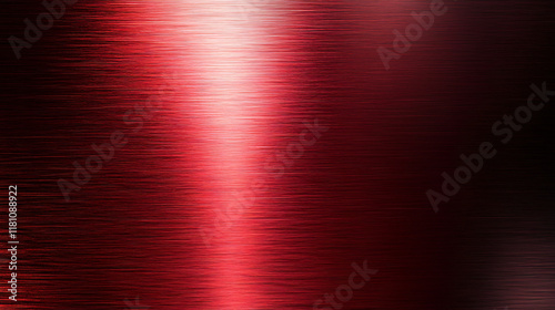 A dark red brushed metal background with subtle reflections and a sleek, polished appearance, adding sophistication.