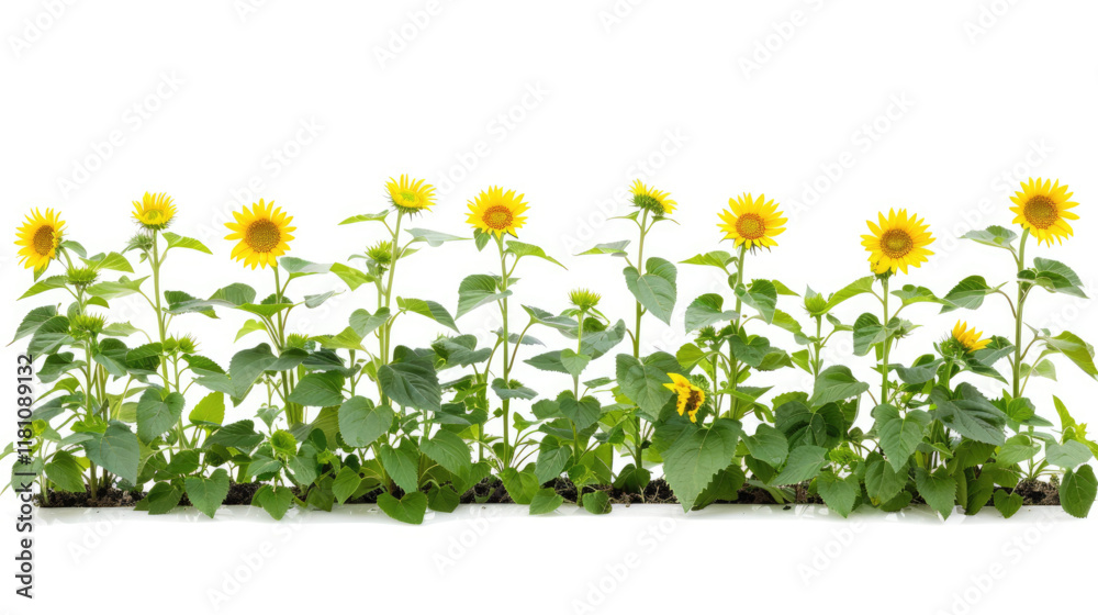 Fototapeta premium sun flowers plant 
