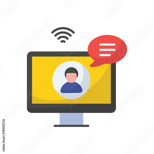 Live Streaming vector icon