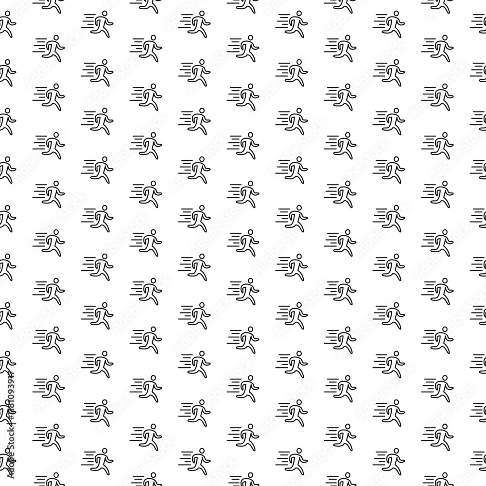 Marathon Icon Pattern Design For Social Media Template Background Marathon Icon Pattern Design For Social Media Template Background
