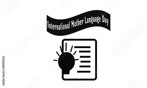 This is Eye Soothing, Trendy & Minimalist Icon Design for International Mother Language  Day. Express your unique style with our custom-designed Icon.
