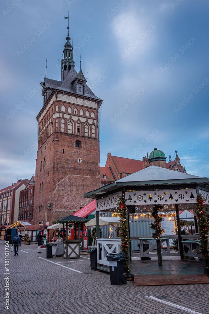 Obraz premium Gdansk, Poland - December 21 2024 