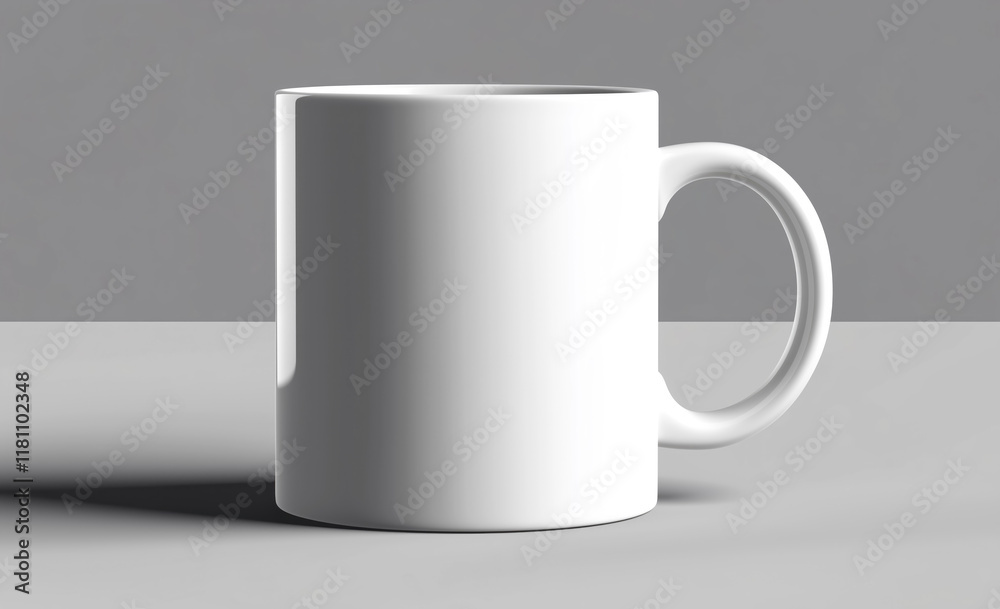 Simple coffee cup with a clean design. Simple coffee cup with a clean design.