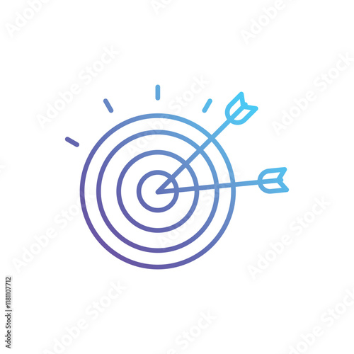 Goal vector icon