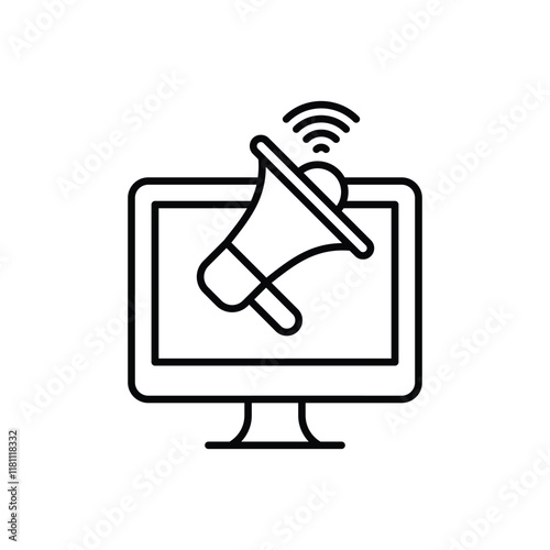 Digital Marketing vector icon