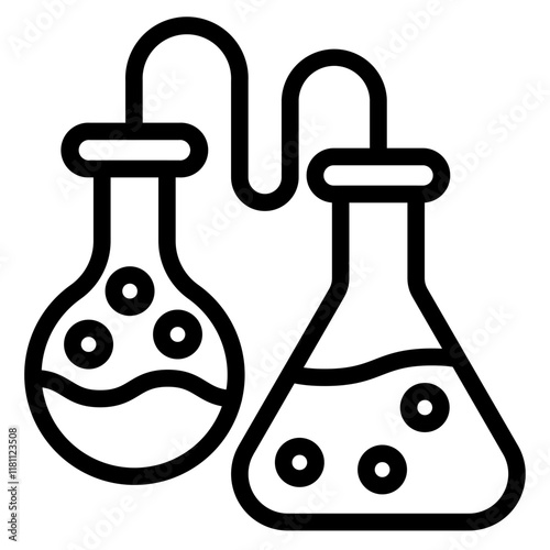 Science Lab line icon