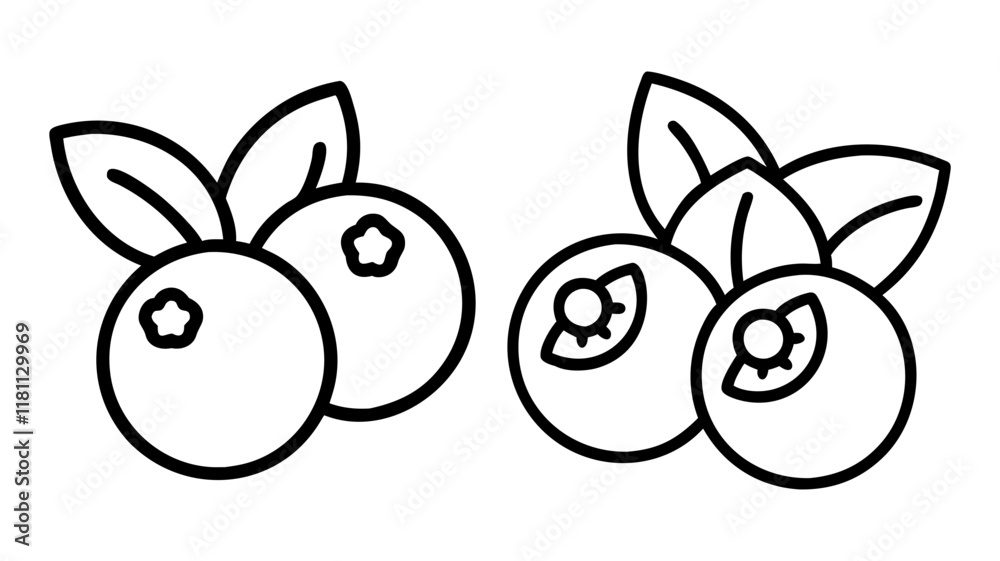 blueberry icon, fruits line art, fruits icon - simple black line art icon of blueberry perfect for logos, and fruits-themed designs. blueberry icon, fruits line art, fruits icon - simple black line art icon of blueberry perfect for logos, and fruits-themed designs.