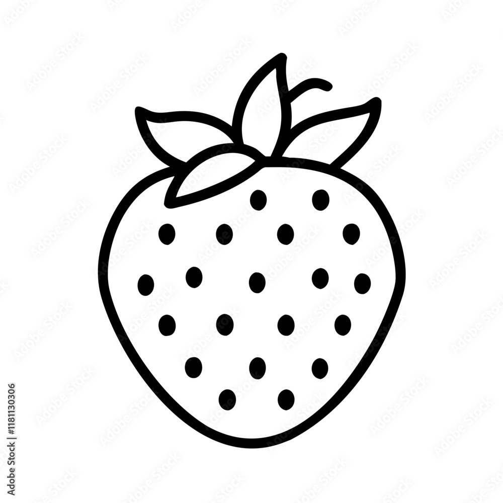 pineberry icon, fruits line art, fruits icon - simple black line art icon of pineberry perfect for logos, and fruits-themed designs. pineberry icon, fruits line art, fruits icon - simple black line art icon of pineberry perfect for logos, and fruits-themed designs.