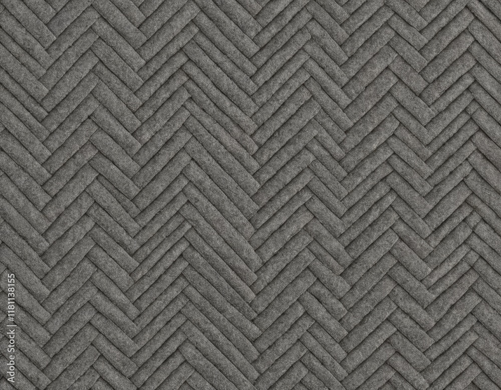 Dark Gray Herringbone Pattern Seamless Texture: 3D Woven Fabric Background Dark Gray Herringbone Pattern Seamless Texture: 3D Woven Fabric Background