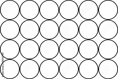 Fotografija Circles for coloring, Creativity, Coloring exercises, Circles, Pictures consist of several circles pasted together as pictures, Patterns on products, Covers, Wraps