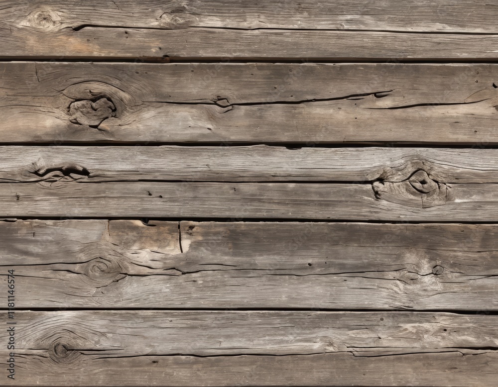 Fototapeta premium Rustic Weathered Grey Wood Planks Texture: Seamless Background for Design Projects