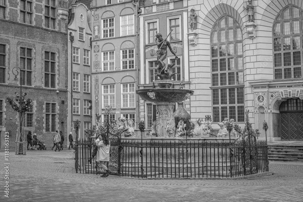 Obraz premium Gdansk, Poland - December 21 2024 