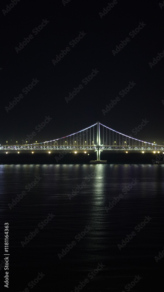 Fototapeta premium Busan Gwangalli Beach in Korea