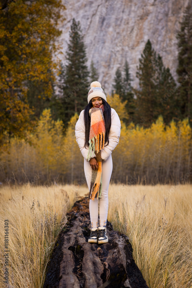 girl in the woods