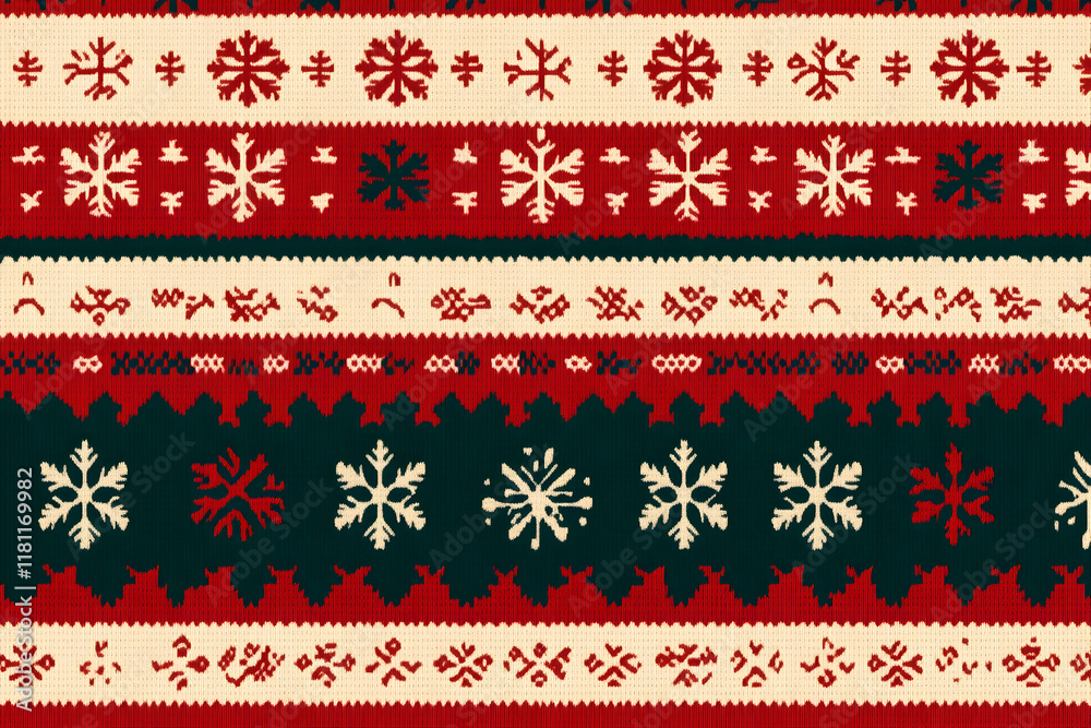 Cozy seamless Christmas sweater pattern for festive holiday decor Cozy seamless Christmas sweater pattern for festive holiday decor