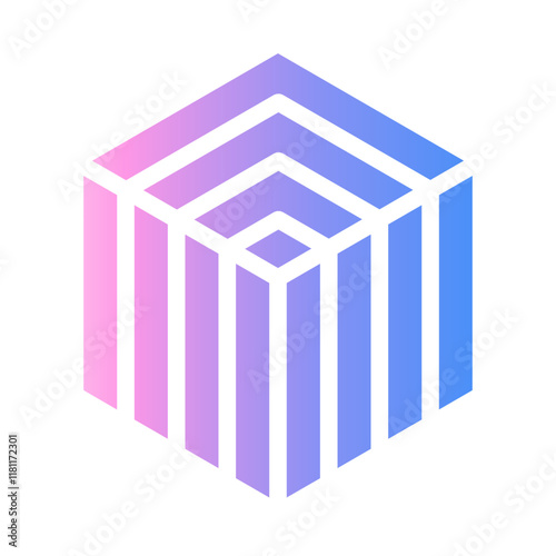 hexagon Gradient icon