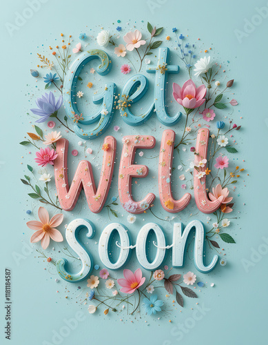 get well soon greeting card