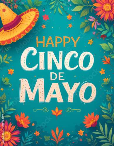 cinco de mayo greeting card