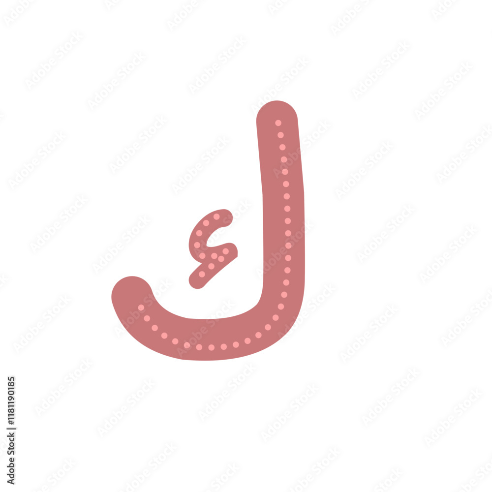Hand-drawn illustration of Hijaiyah letters Hand-drawn illustration of Hijaiyah letters