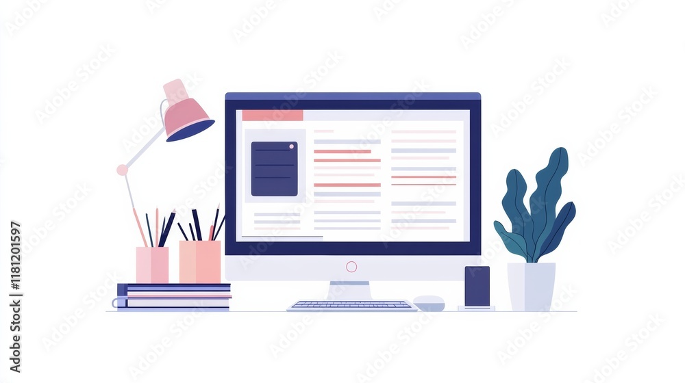 Obraz premium Online tax payment service. Landing page template for web on white background