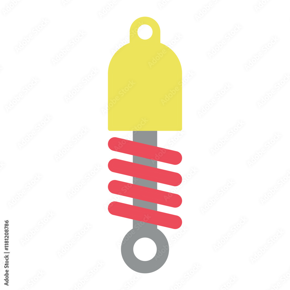 Shock breaker icons vector design illustration Shock breaker icons vector design illustration