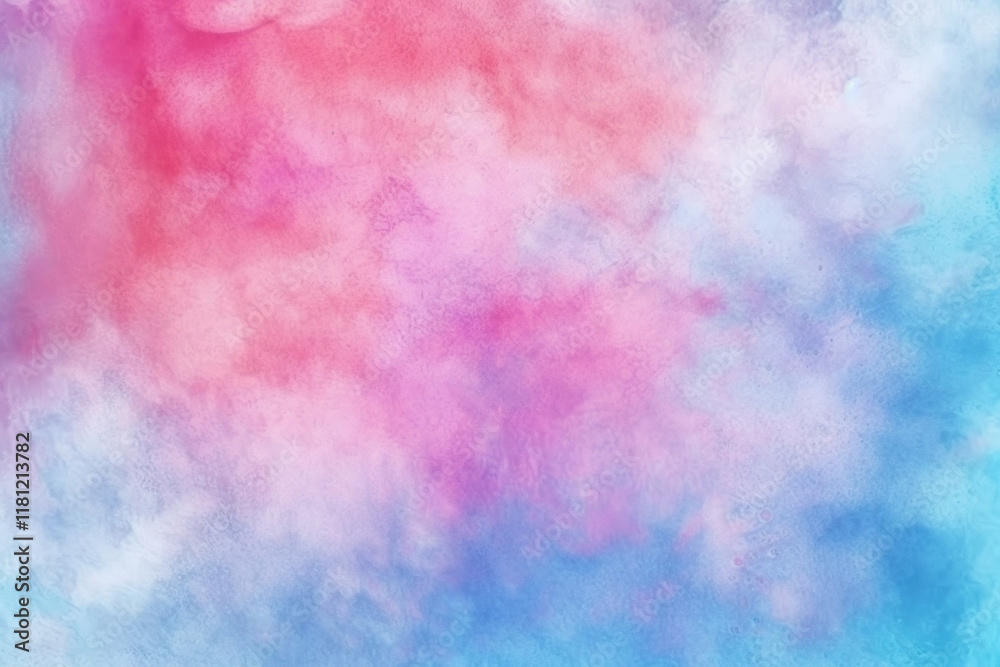Fototapeta premium Ethereal cloud texture in a blend of pink and purple hues abstract watercolor background, pastel pink, copy space Pink color fog background , foggy