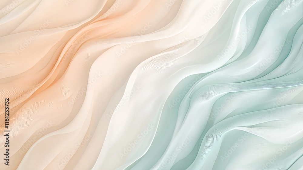 Obraz premium Delicate Gradient Fabric Texture