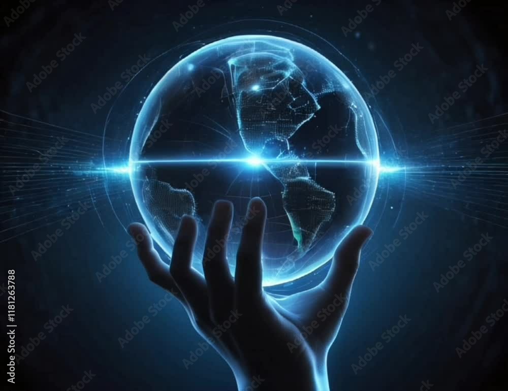 Global connection concept with digital planet in hands, network connection, international meaning, Networking technologies and social interaction. Global connection concept with digital planet in hands, network connection, international meaning, Networking technologies and social interaction.